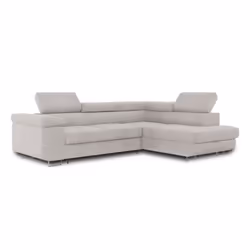 Best Mobilier Zaria Canapé d'angle 5 siège(s) Bleu - Vue supplémentaire 4