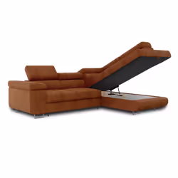 Best Mobilier Zaria Canapé d'angle 5 siège(s) Vert