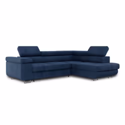 Best Mobilier Zaria Canapé d'angle 5 siège(s) Gris - Vue supplémentaire 5