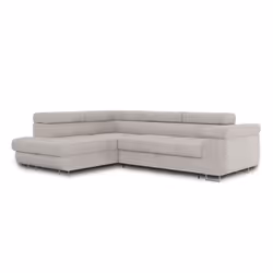 Best Mobilier Zaria Canapé d'angle 5 siège(s) Bleu - Vue supplémentaire 4