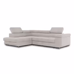 Best Mobilier Zaria Canapé d'angle 5 siège(s) Bleu - Vue supplémentaire 5