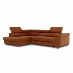 Best Mobilier Zaria Canapé d'angle 5 siège(s) Vert - Vue supplémentaire 5