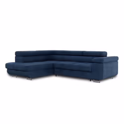 Best Mobilier Zaria Canapé d'angle 5 siège(s) Gris - Vue supplémentaire 4