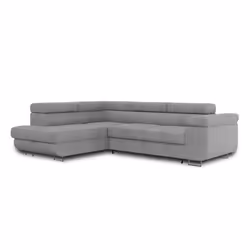 Best Mobilier Zaria Canapé d'angle 5 siège(s) Gris - Vue supplémentaire 4
