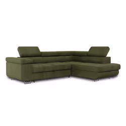 Best Mobilier Zaria Canapé d'angle 5 siège(s) Beige - Vue supplémentaire 5