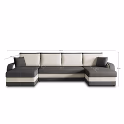 Best Mobilier Valos 7 siège(s) Noir, Gris - Vue supplémentaire 5