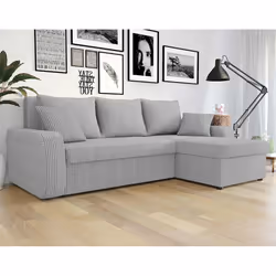 Best Mobilier Valos, Jaune, Velours, Bois, Plastique, 2380 mm, 1470 mm