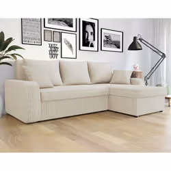 Best Mobilier Valos, Gris, Velours, Bois, Plastique, 2380 mm, 1470 mm