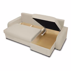 Best Mobilier Valos Canapé d'angle 4 siège(s) Gris