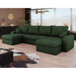 Best Mobilier Aumance Canapé d'angle 4 siège(s) Bleu