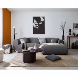 Best Mobilier Aumance, Couleur rouille, Velours, Bois, Plastique, 2520 mm, 1500 mm
