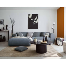 Best Mobilier Aumance Canapé d'angle 4 siège(s) Gris