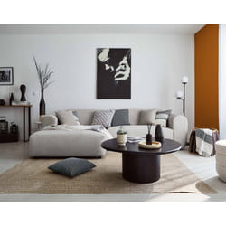 Best Mobilier Aumance Canapé d'angle 4 siège(s) Gris