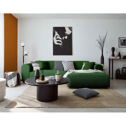 Best Mobilier Aumance Canapé d'angle 4 siège(s) Bleu
