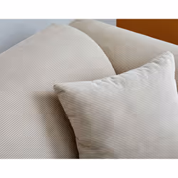 Best Mobilier Aumance Canapé d'angle 4 siège(s) Bleu, Gris