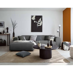 Best Mobilier Aumance Canapé d'angle 4 siège(s) Couleur rouille