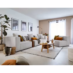 Best Mobilier Colombine 5 siège(s) Gris