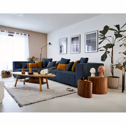Best Mobilier Colombine, Gris, Velours, Bois, Plastique, 3370 mm, 2040 mm