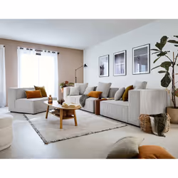 Best Mobilier Colombine 4 siège(s) Gris