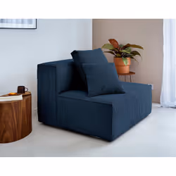 Best Mobilier Colombine, Gris, Velours, Bois, Plastique, 1020 mm, 1020 mm