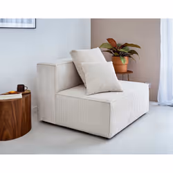 Best Mobilier Colombine, Bleu, Velours, Bois, Plastique, 1020 mm, 1020 mm