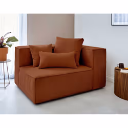 Best Mobilier Colombine, Vert, Velours, Bois, Plastique, 1330 mm, 1020 mm