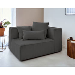 Best Mobilier Colombine 2 siège(s) Noir