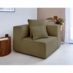 Best Mobilier Colombine, Beige, Velours, Bois, Plastique, 1330 mm, 1020 mm