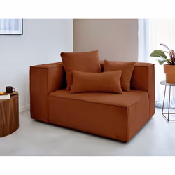 Best Mobilier Colombine, Vert, Velours, Bois, Plastique, 1330 mm, 1020 mm