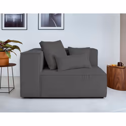 Best Mobilier Colombine 2 siège(s) Noir