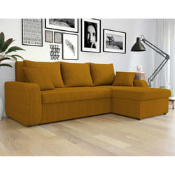 Best Mobilier Valos Canapé d'angle 4 siège(s) Rose