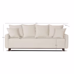Best Mobilier Apia 3 siège(s) Gris - Vue supplémentaire 8