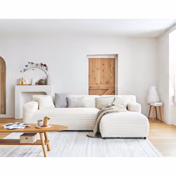 Best Mobilier Laponie, Gris, Velours, Bois, Plastique, 2560 mm, 1600 mm