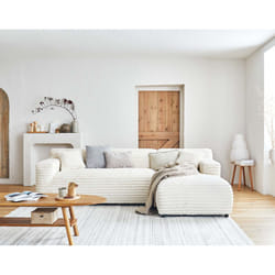 Best Mobilier Laponie Canapé d'angle 4 siège(s) Gris
