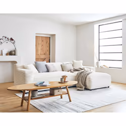 Best Mobilier Laponie Canapé d'angle 4 siège(s) Gris