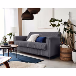 Best Mobilier Owen, Terre cuite, Velours, Bois, Métal, 1950 mm, 990 mm