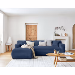 Best Mobilier Laponie, Beige, Velours, Bois, Plastique, 2560 mm, 1600 mm