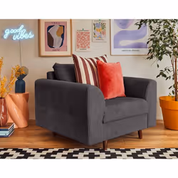 Rune - fauteuil - en velours côtelé