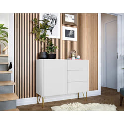 Cali - buffet bas - effet marbre - 97 cm