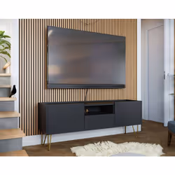 Cali - meuble TV - effet marbre - 144 cm
