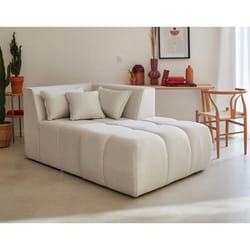 Caracas - module d'assise méridienne droit - en tissu