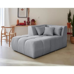 Caracas - module d'assise méridienne gauche - en tissu