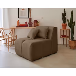 Caracas - module d'assise sans accoudoirs - en tissu