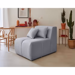 Caracas - module d'assise sans accoudoirs - en tissu