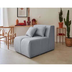 Caracas - module d'assise sans accoudoirs - en tissu