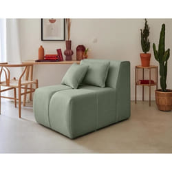 Caracas - module d'assise sans accoudoirs - en tissu