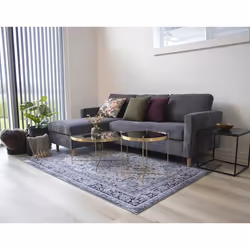 Glina - table basse - métal et verre - 70 cm