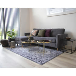 Glina - table basse - métal et verre - 70 cm