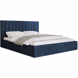 Rosario - lit coffre - 180x200 - sommier inclus - en velours