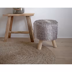 Best Mobilier 1531BEI plaid Beige - Vue supplémentaire 2